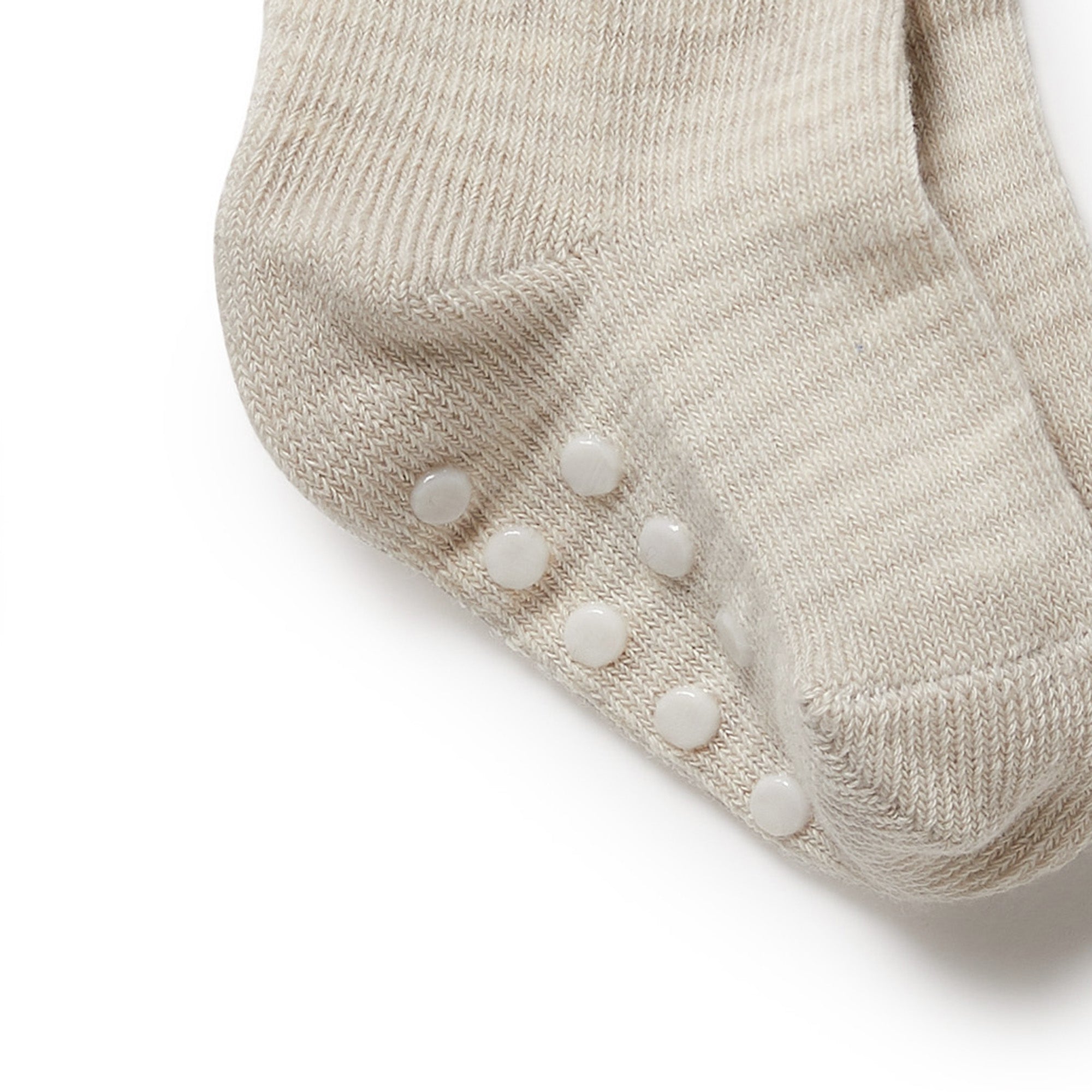 Organic 3 Pack Baby Socks - Clay