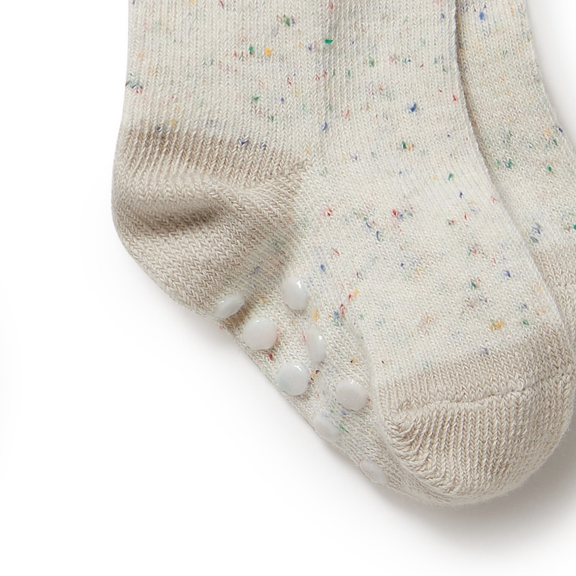 Organic 3 Pack Baby Socks - Clay