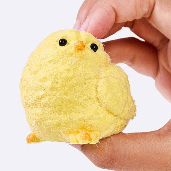 Showcase - SqueezeSquad Taba Deluxe Premium Silicone Squishy Fidget Toy - Fuzzy Chick