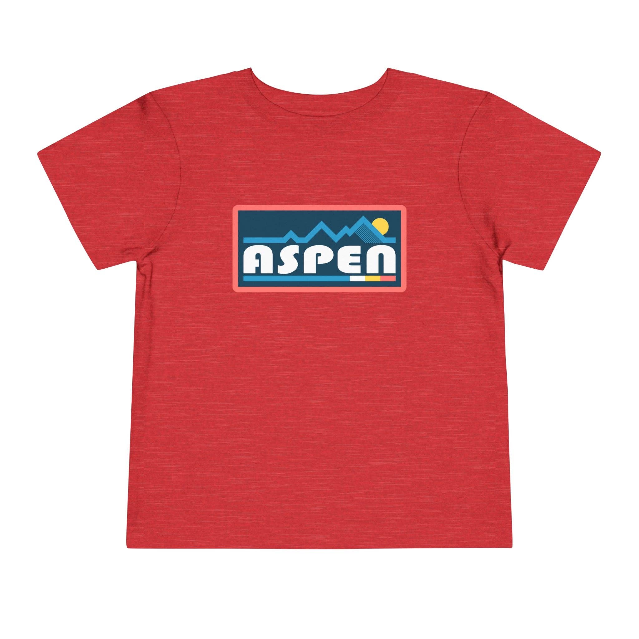 Hey Mountains - Aspen, Colorado Toddler Graphic Tee - Kids Aspen Shirt