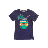 Graphic Short Sleeve Tee Cool Coconut