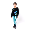 Legging Metallic Aqua