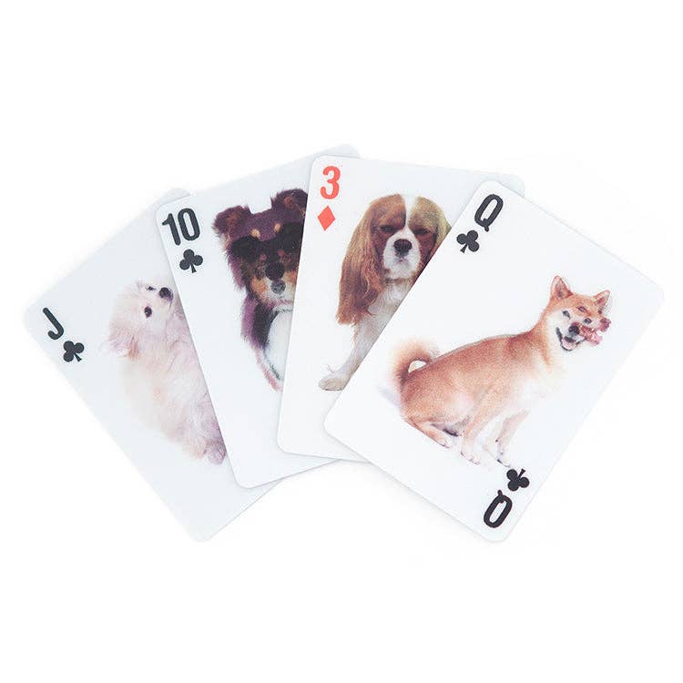 Kikkerland Design Inc - Playing Cards Dogs 3D