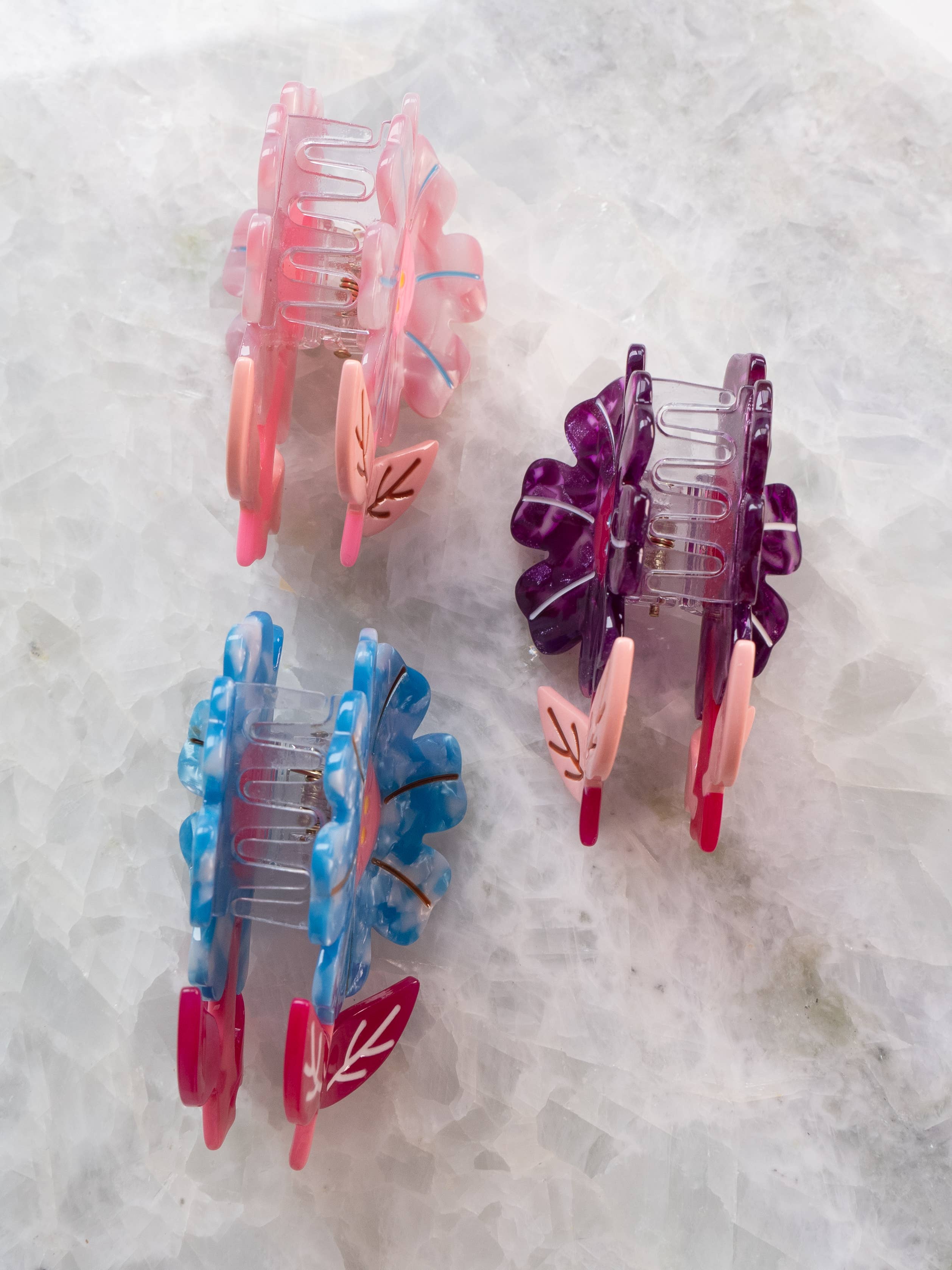 Haven - 🌸 Stemmed Flowers Hair Clip