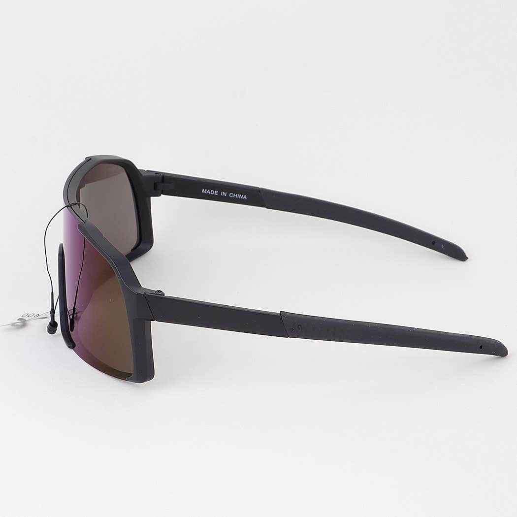 3AM BY H&D ACCESSORIES - KIDS Bright Polycarbonate Shield Sunglasses