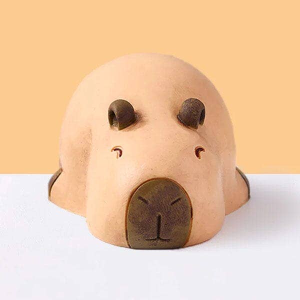 Showcase - SqueezeSquad Taba Deluxe Premium Silicone Squishy Fidget Toy - Capybara