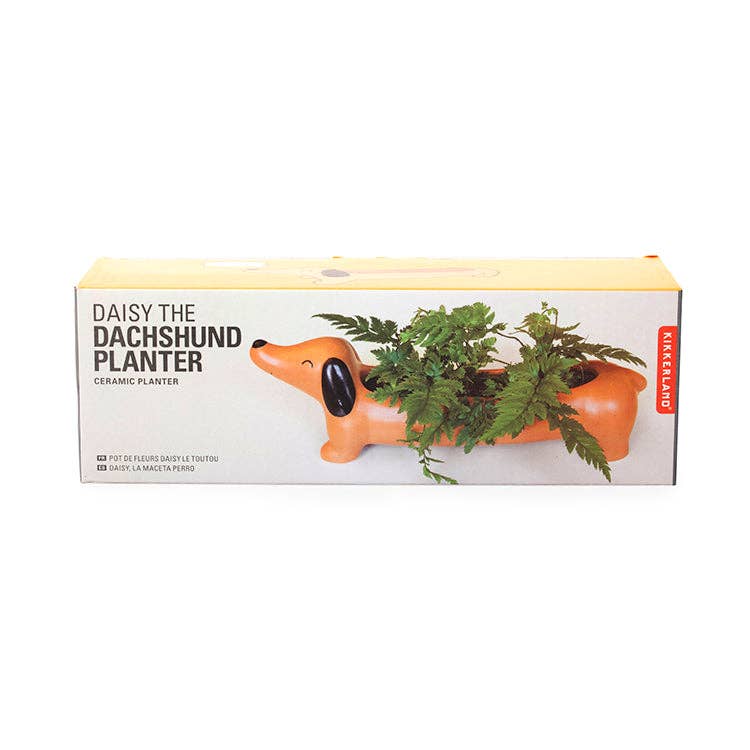 Kikkerland Design Inc - Daisy The Dachshund Planter