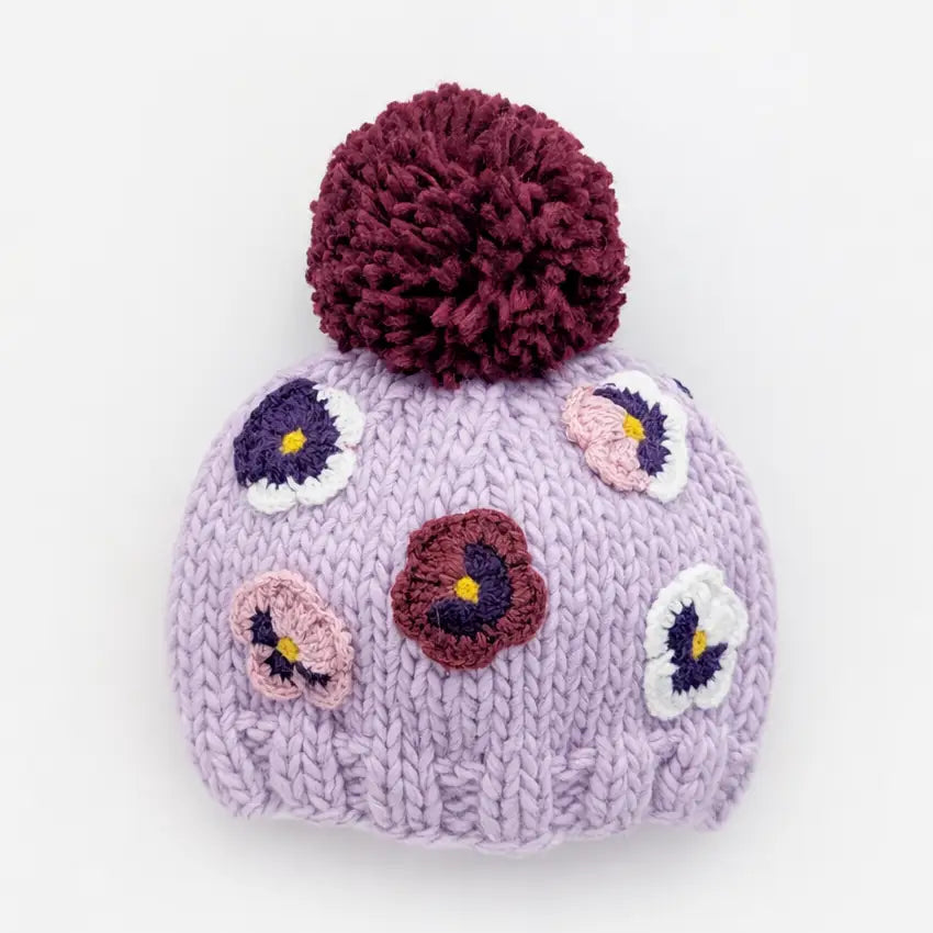 Pansy Lilac Beanie