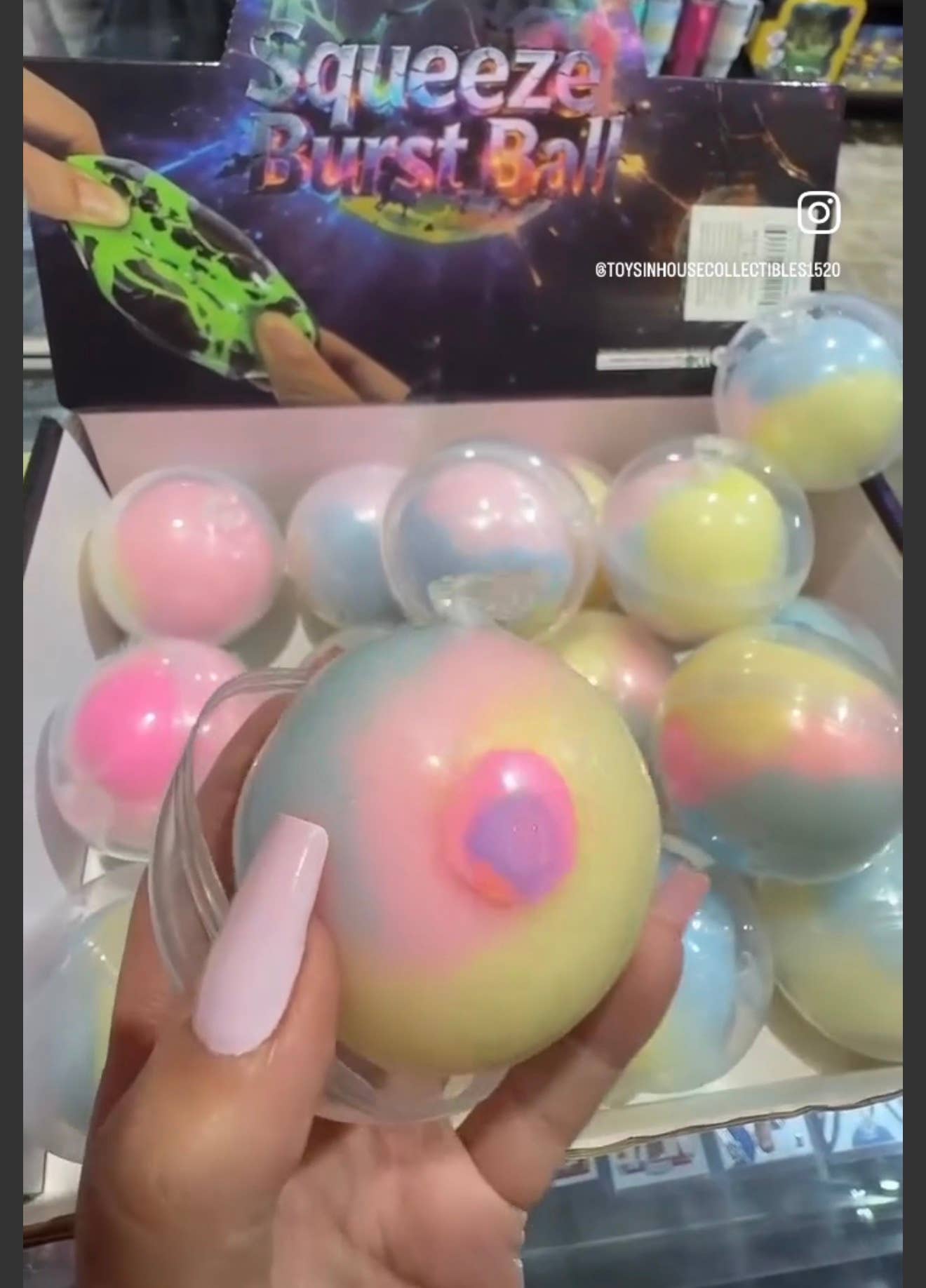 Think Sweet - Cotton Candy  Crispy Crunch Squishy Ball