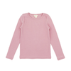 Brooklin Long Sleeve Rib Tee Rose