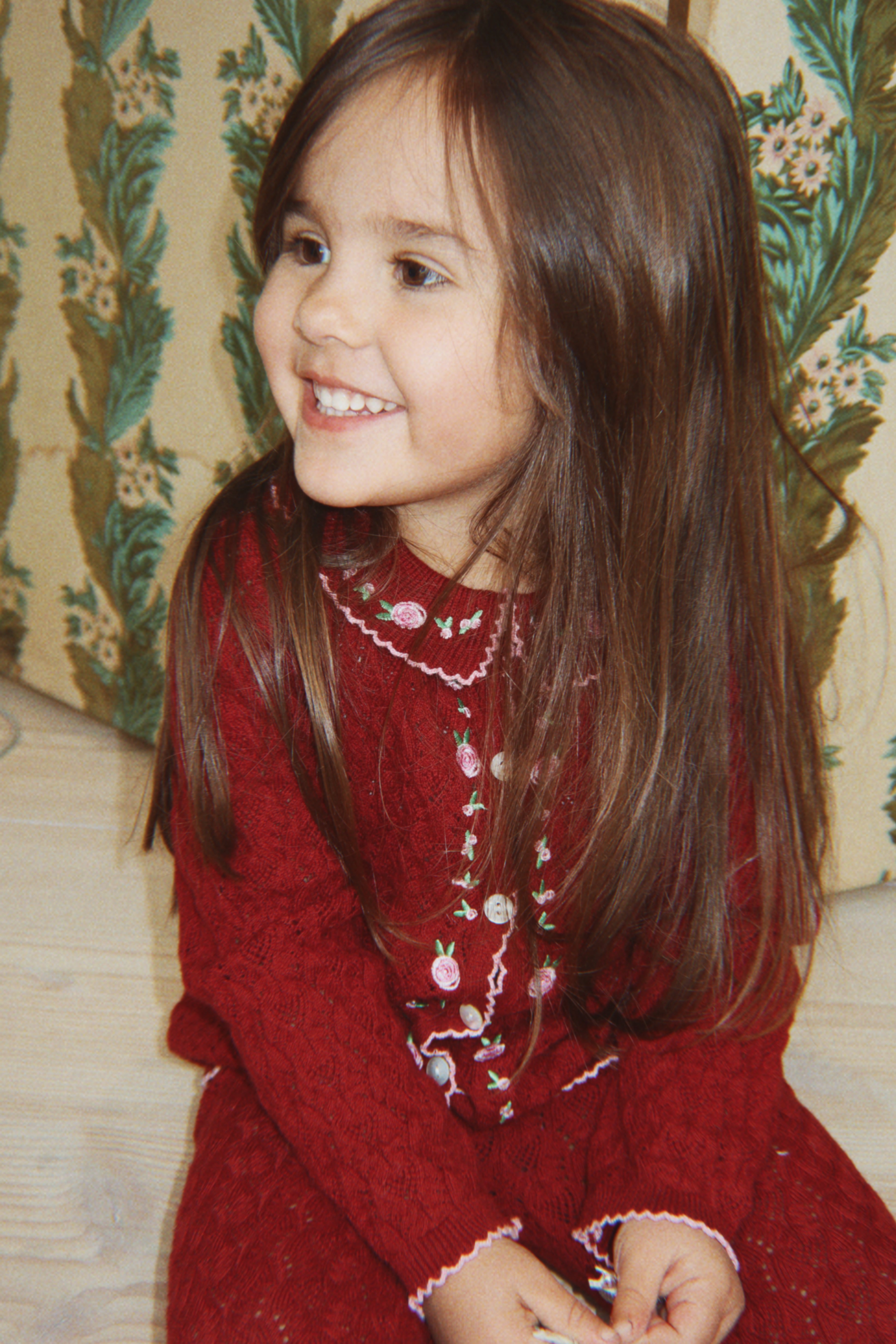 Rosier Cardigan - Pomegranate