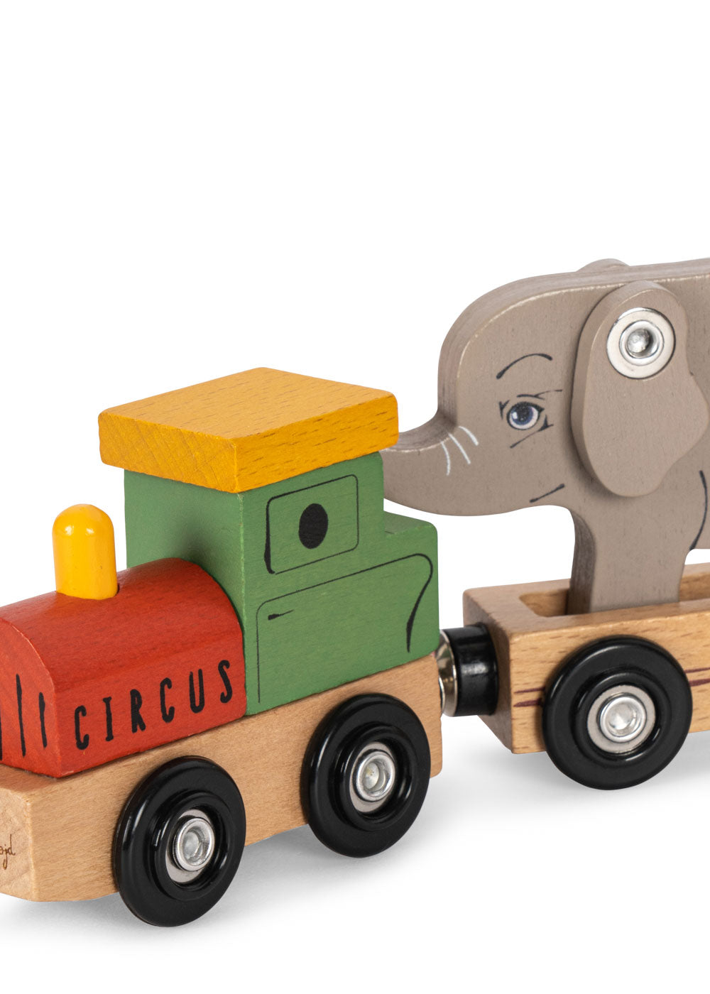 Wooden Animal Train Fsc - Multi