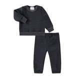 Toddler & Kid Eco Fleece Loungewear Sets Black Fleece