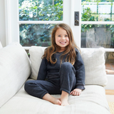 Toddler & Kid Eco Fleece Loungewear Sets Black Fleece