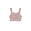 Cropped Fitted Tank Mauve