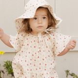 Butterfly Top and Bloomer Set Strawberry