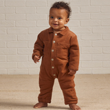 Cord Baby Jumpsuit Spice