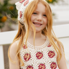 Crotchet Tank Set Strawberry