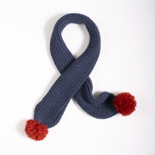 Knitted Scarf - Midnight Blue