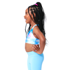 Cotton Candy Clouds Girls Sports Bra