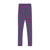 Grounded in Love Hearts Girls Leggings