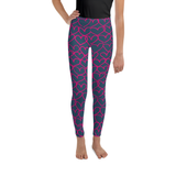 Grounded in Love Hearts Girls Leggings