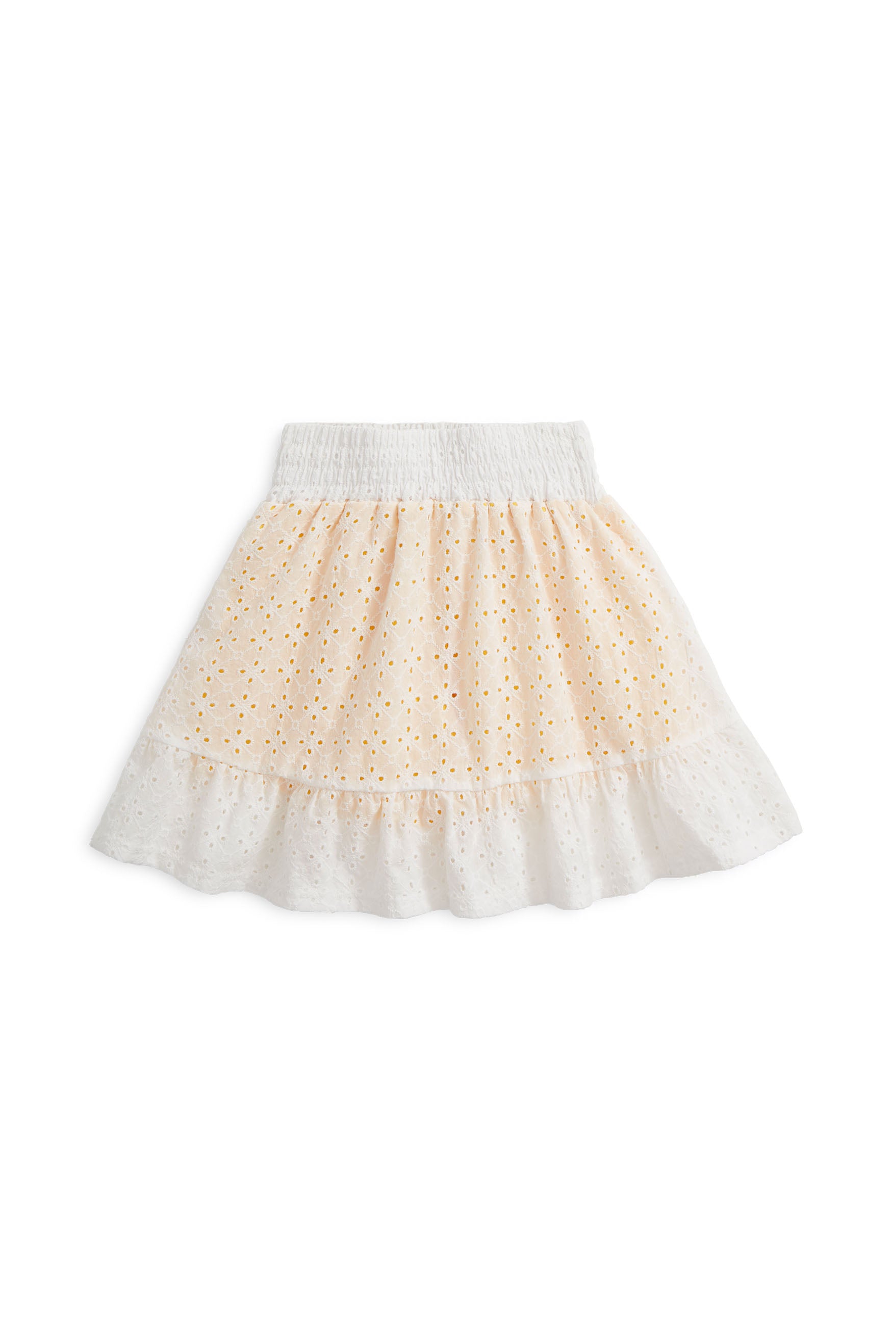 Smocked Waist Skort Daffodil
