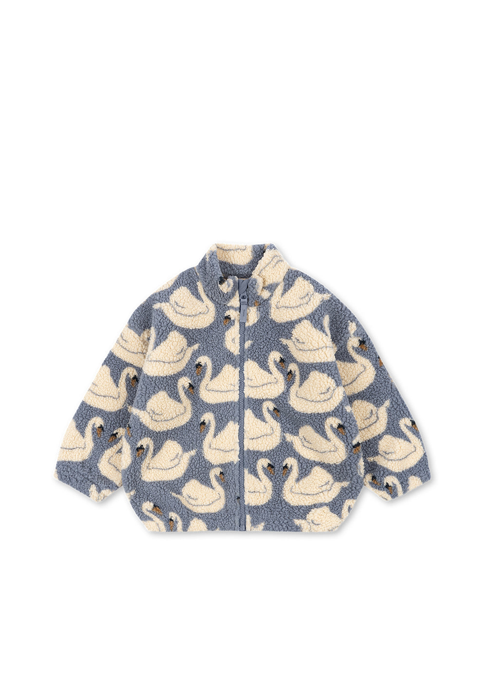 Jody Embroidery Teddy Jacket Swan