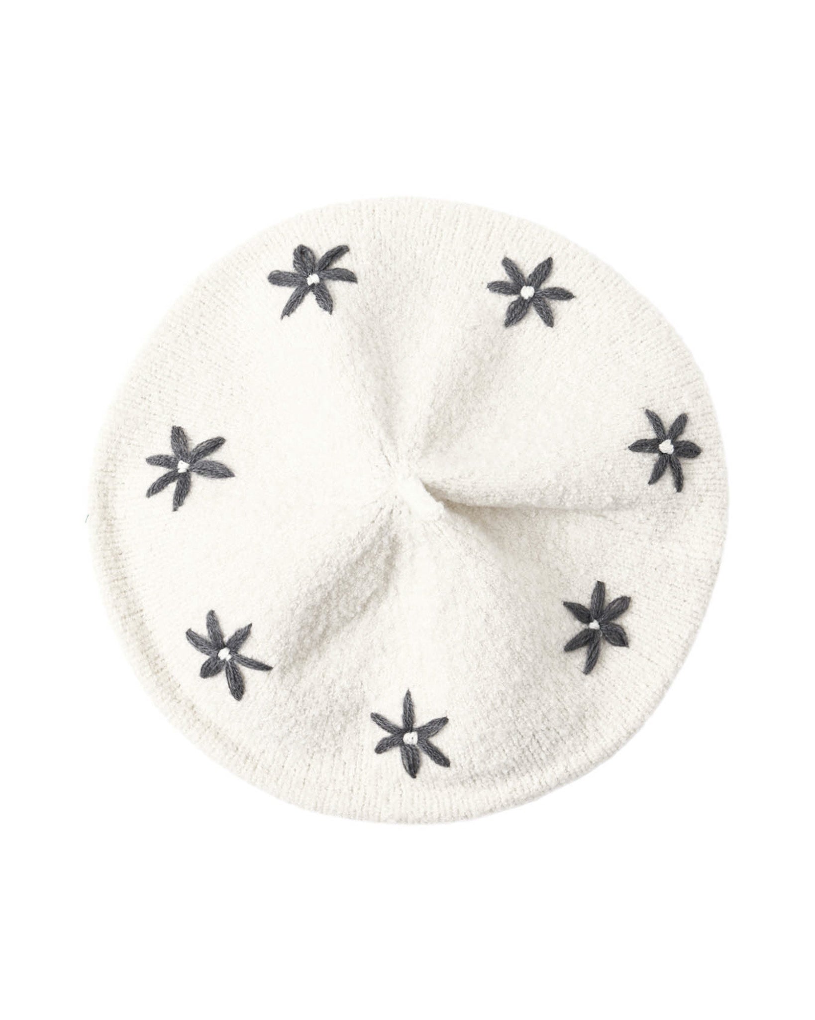 Tulip Beret Midnight Daises