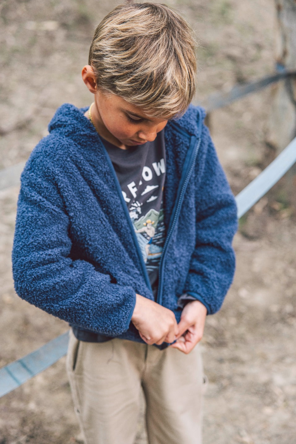 Rocky Jacket Sherpa Blue