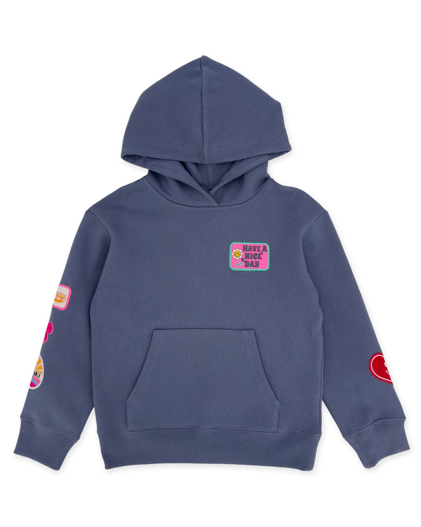 Hadly Patch Hoodie Crown Blue