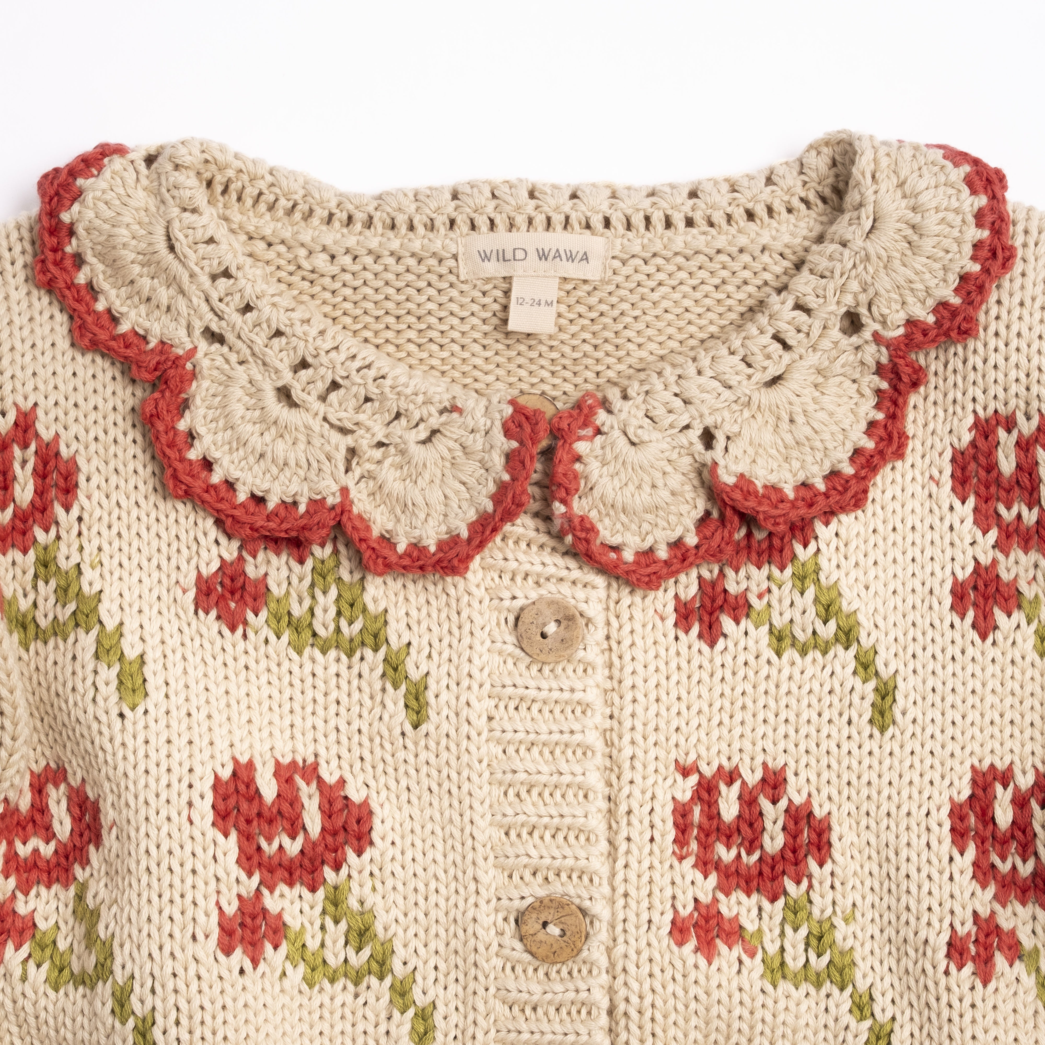 Ines Cardigan - Rouge Bloom
