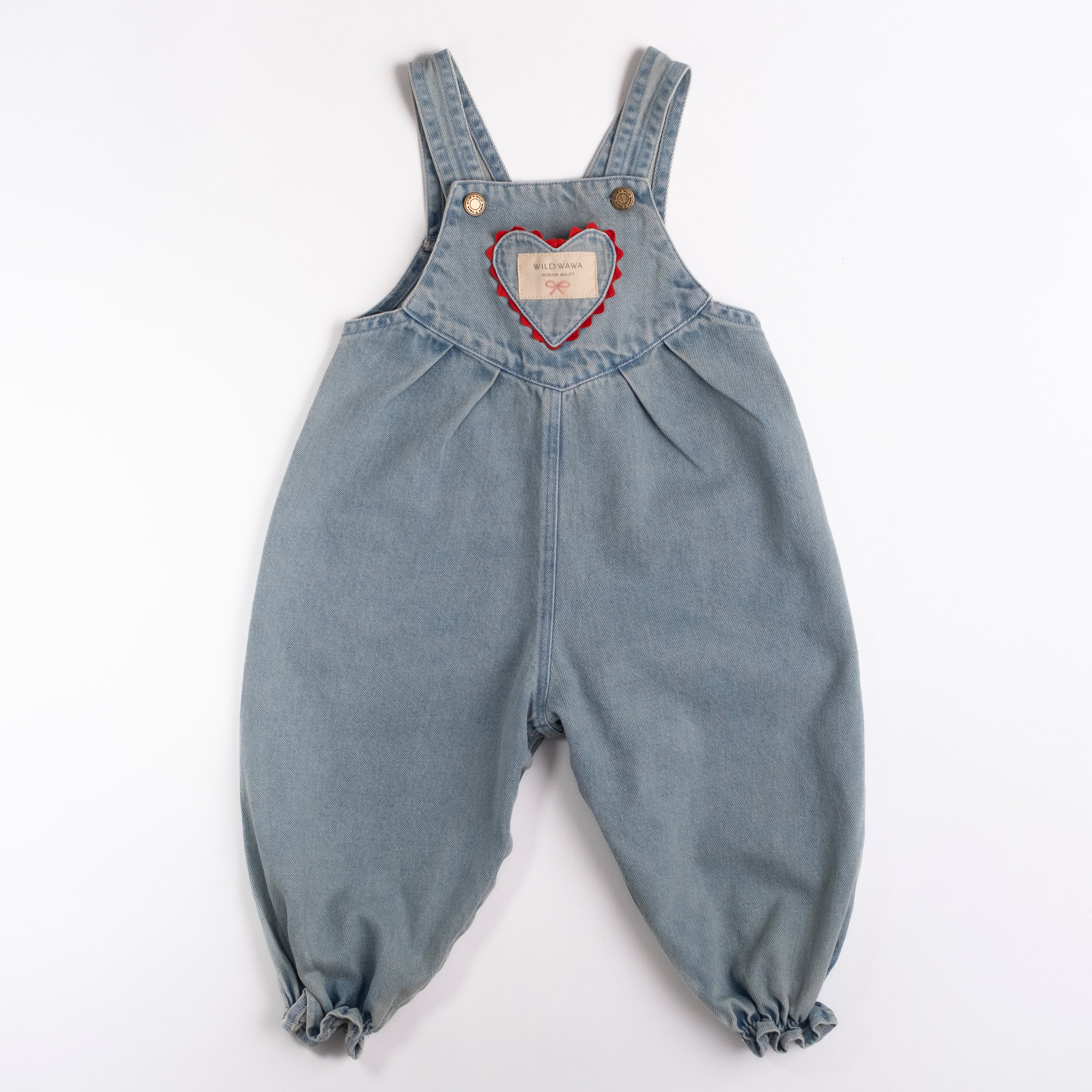 Overall Romper - Denim Darling