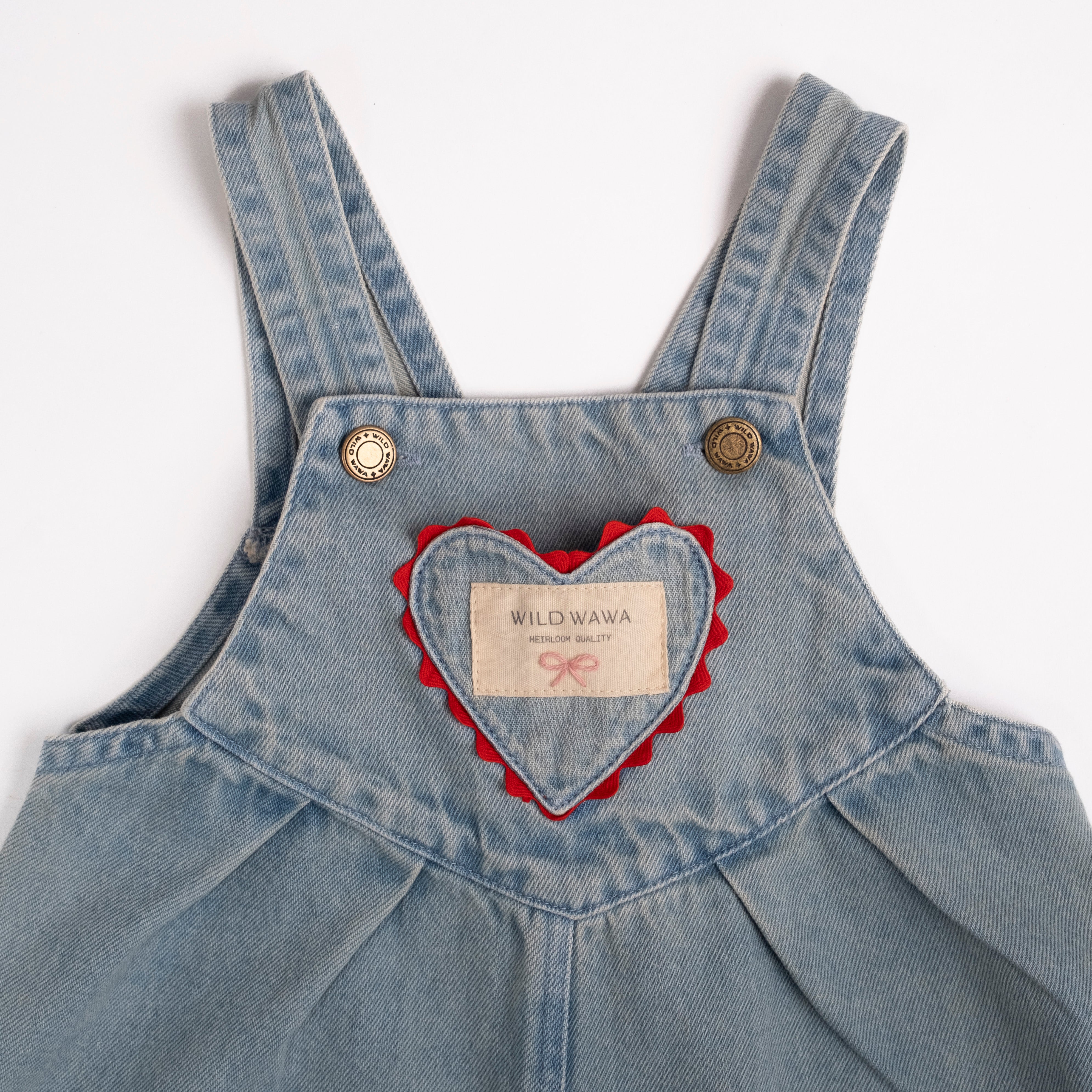 Overall Romper - Denim Darling