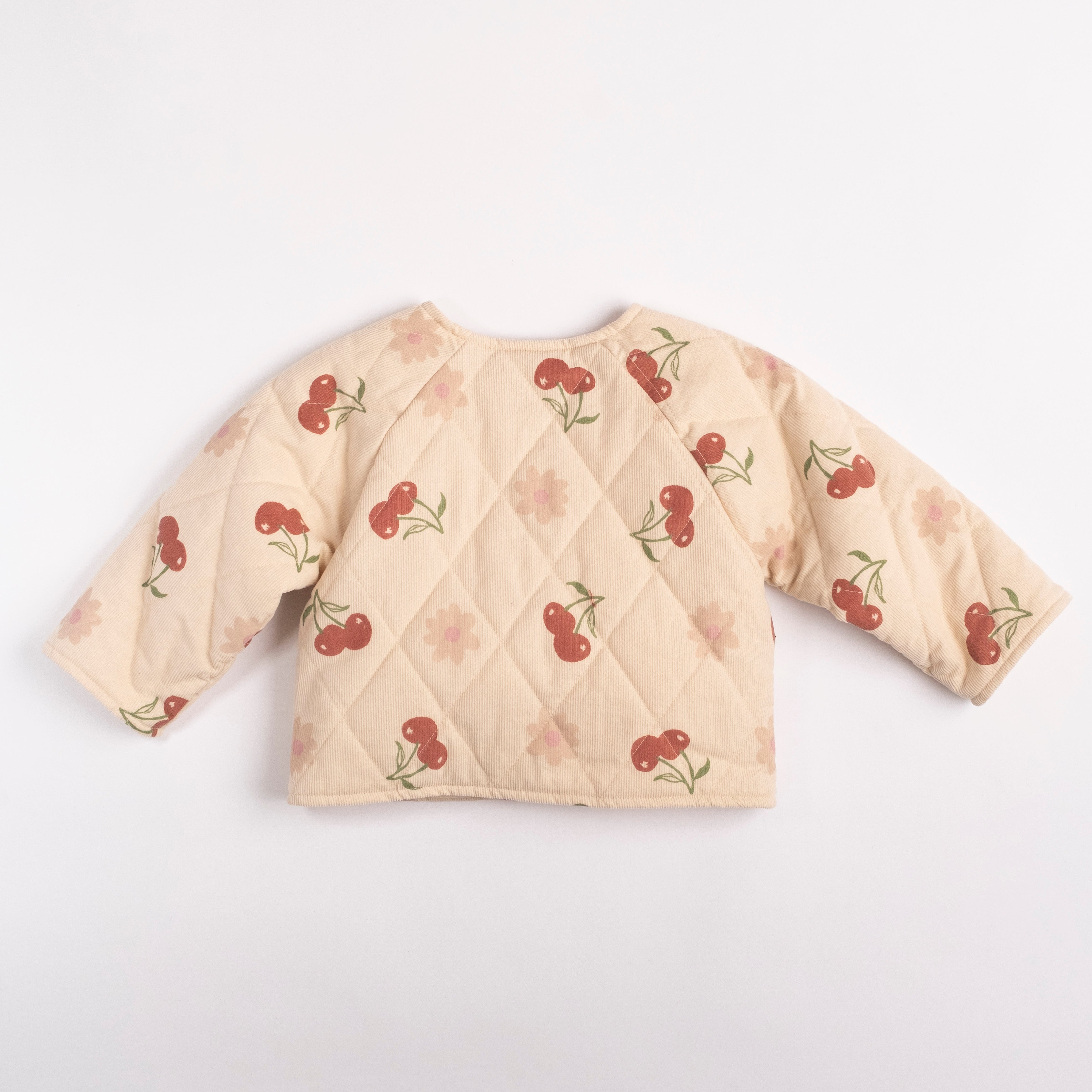 Quilted Jacket - Cherry Bloom