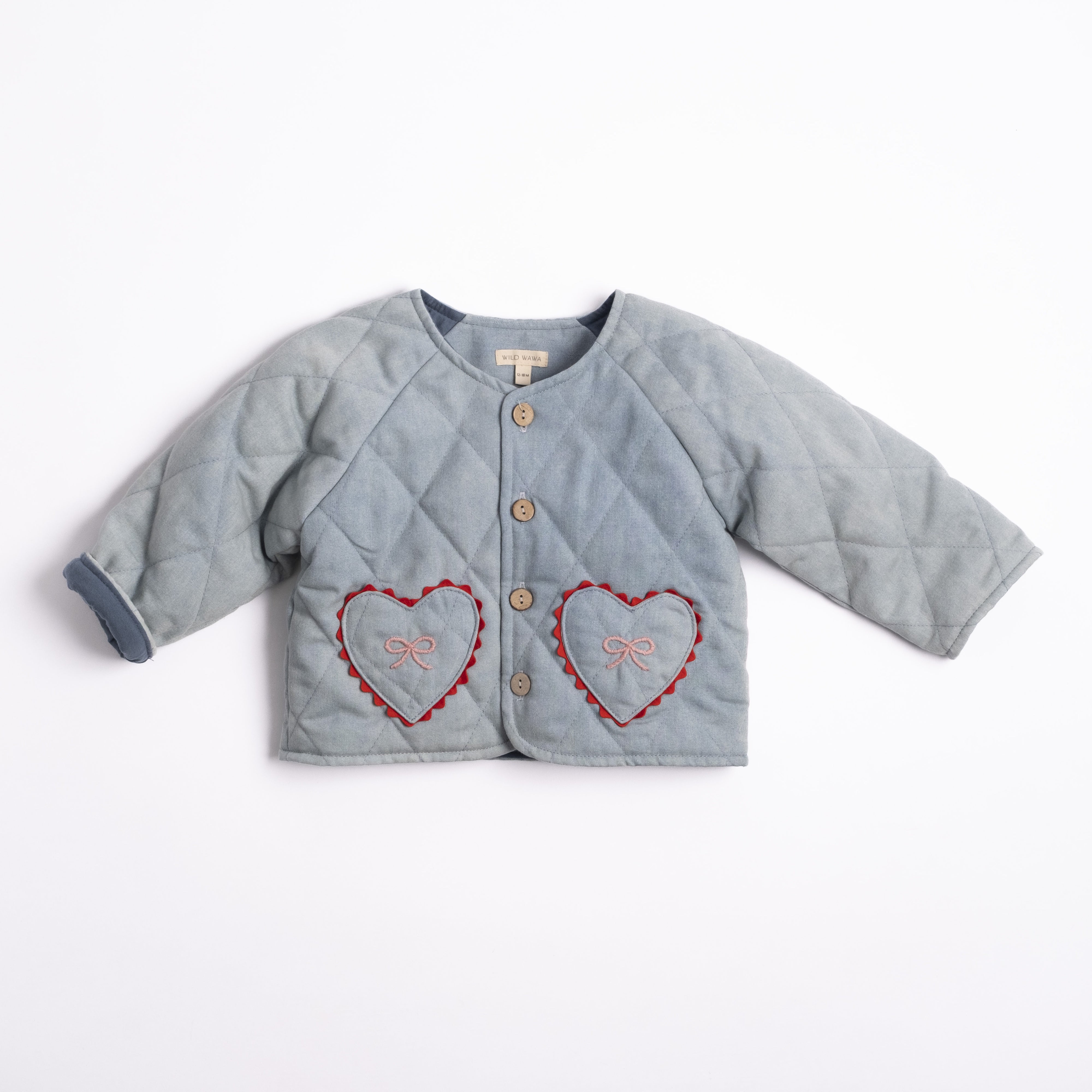 Quilted Jacket - Denim Darling