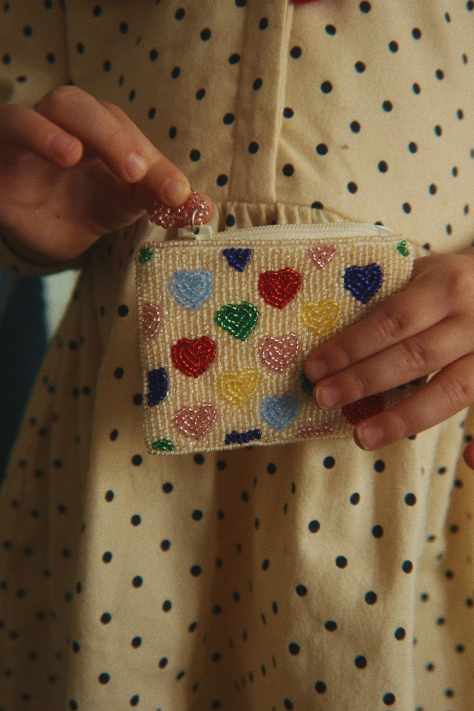 Coeur Beaded Wallet - Coeur Coloré