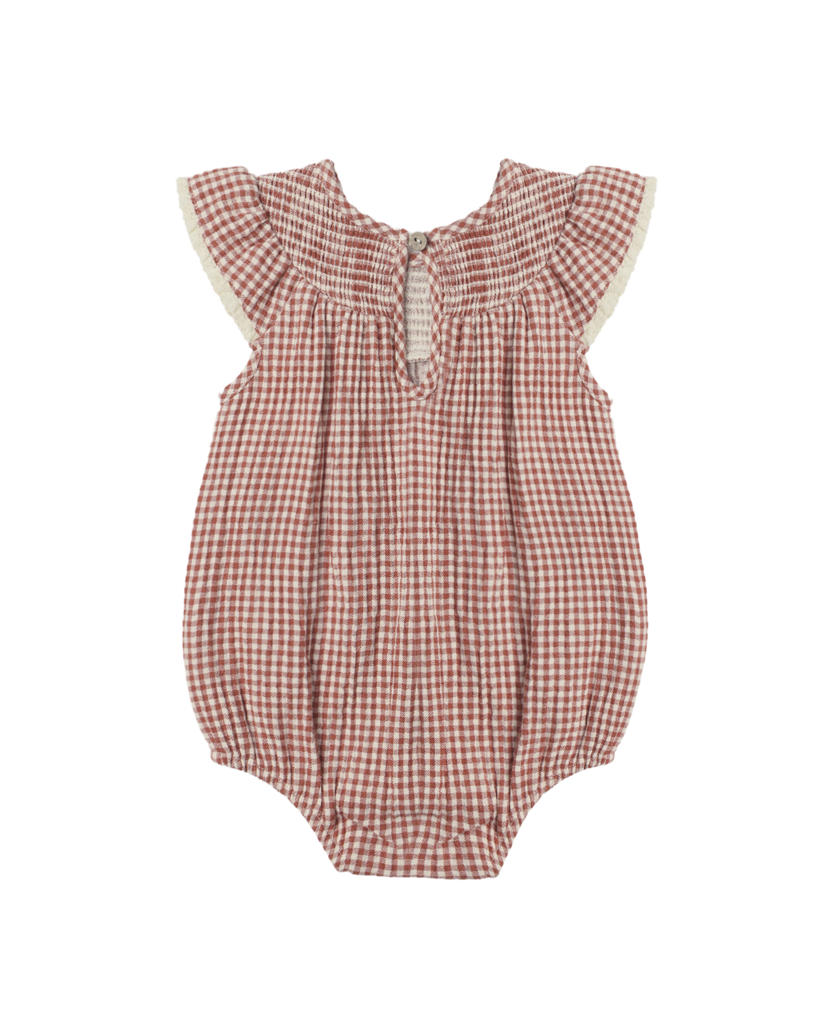 Lenora Romper Red Gingham