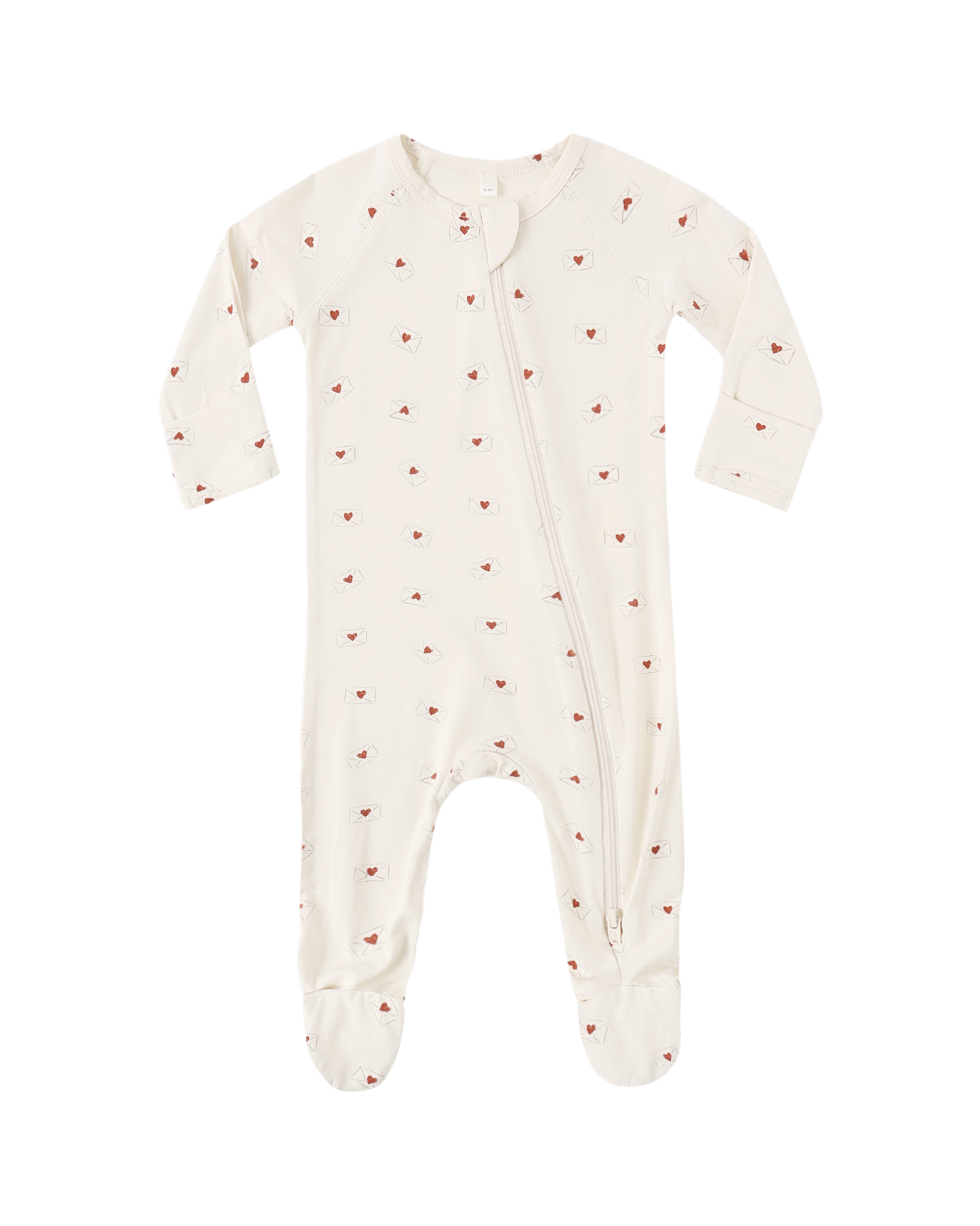 Bamboo Swaddle + Knotted Hat Valentine