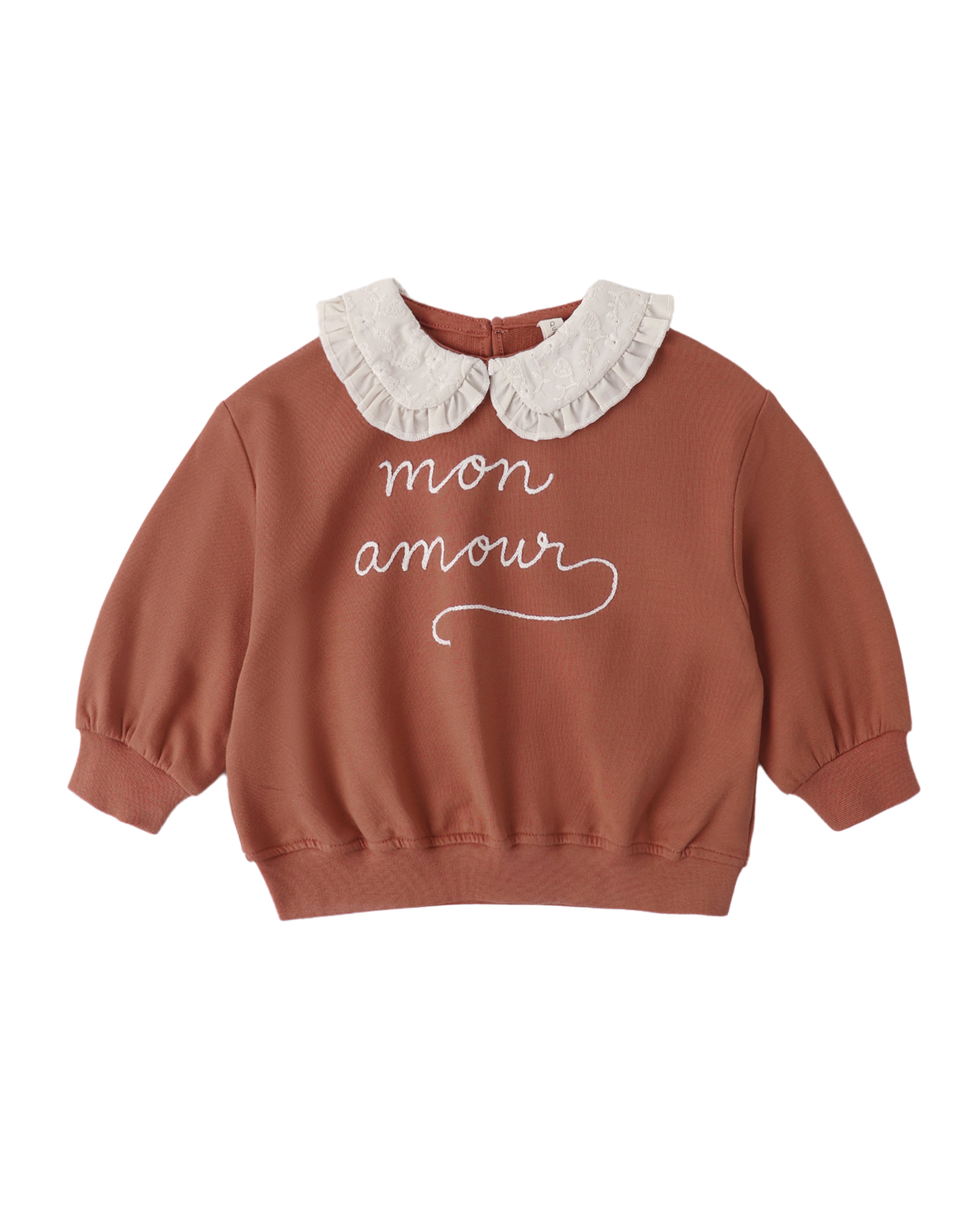 Collared Sweatshirt Mon Amour