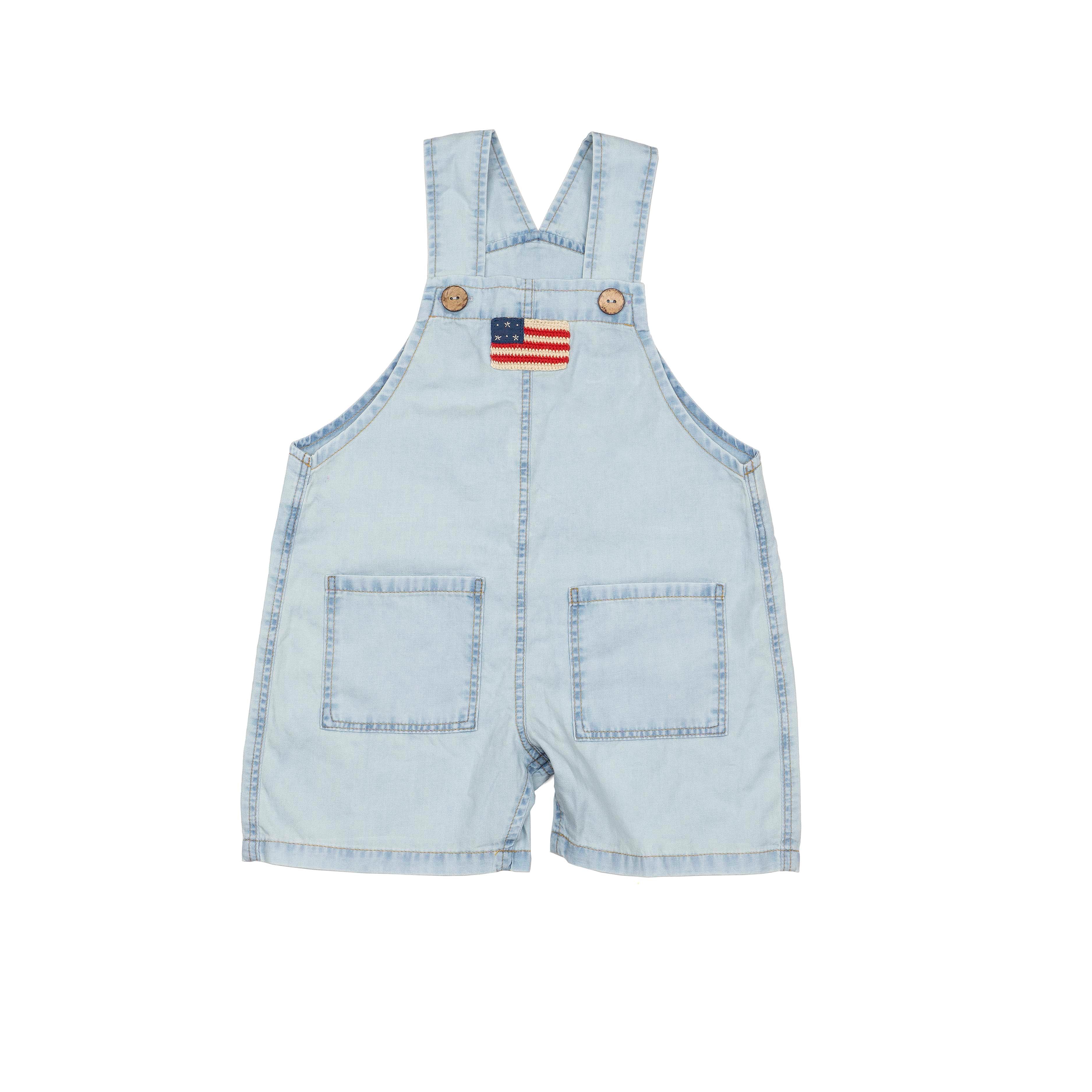 Ruffle Bloomer Set Denim