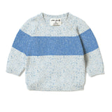 Bluebell Fleck Knitted Stripe Jumper