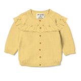 Dijon Knitted Ruffle Cardigan