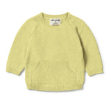 Endive Knitted Pocket Jumper