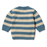 Knitted Stripe  Pocket Jumper