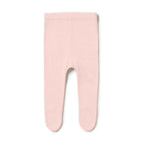 Pink Knitted Legging with Feet