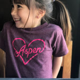 Friendly Neighbor_Aspen Heart Tee Pink_Tops