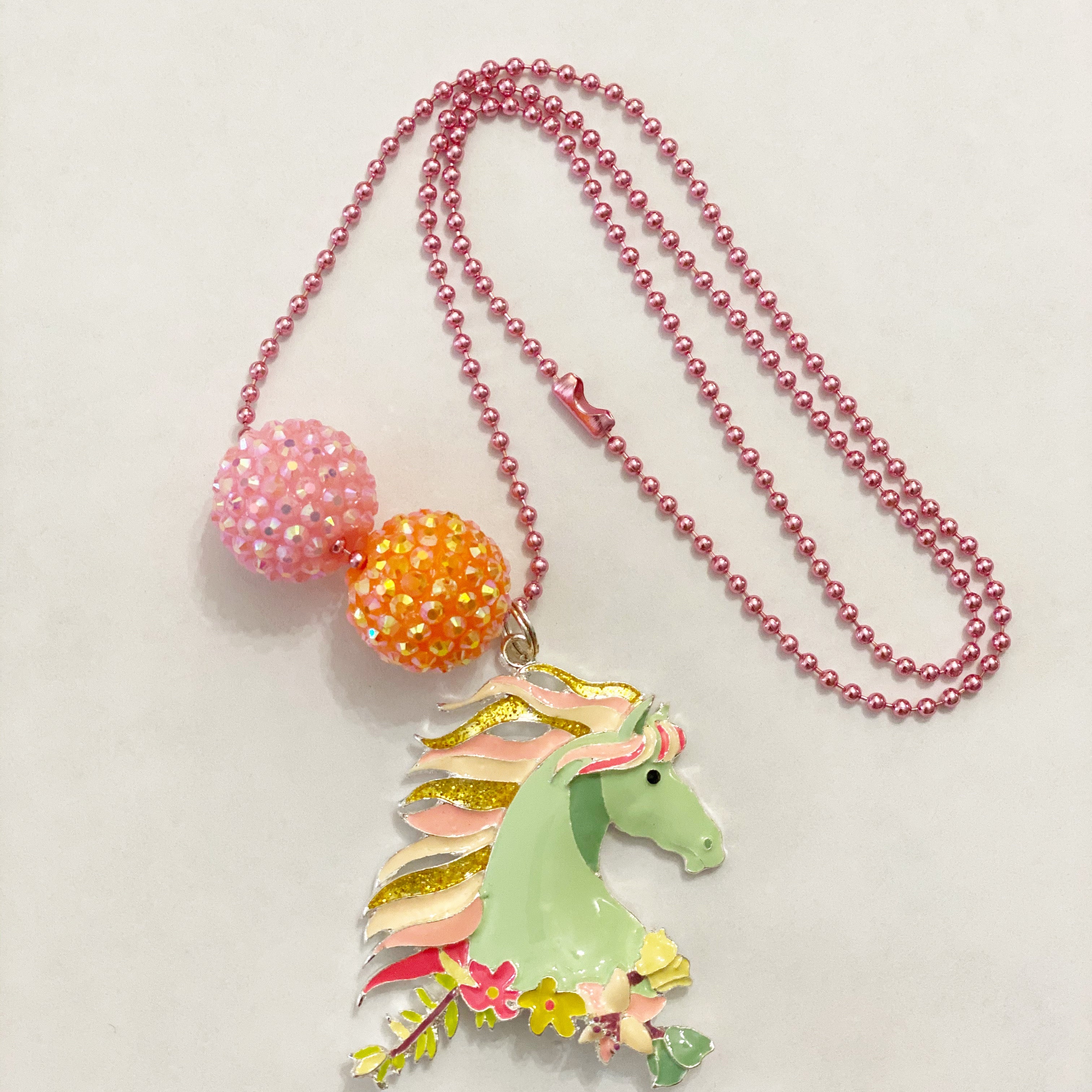 Tula & Aspen_Tula & Aspen Mint Horse Necklace_Jewelry