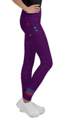 The Chakra Girl Crown Chakra Legging Purple