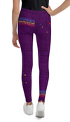 The Chakra Girl Crown Chakra Legging Purple